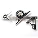 Algopix Similar Product 11 - Square 3PcsSet Stainless Steel