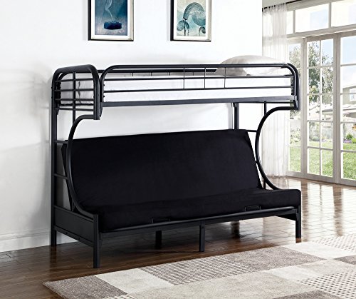 Algopix Similar Product 4 - Benzara BM182839 Metal Bunk Bed with
