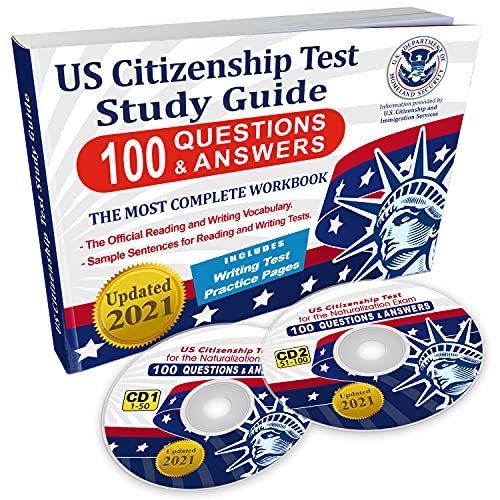 Algopix Similar Product 9 - Us Citizenship Test Study Guide 2021