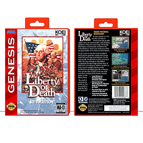 Algopix Similar Product 17 - Liberty or Death Sega Genesis Game
