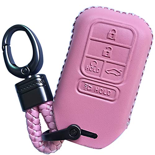 Algopix Similar Product 8 - Pink Leather Case Protector Key Fob