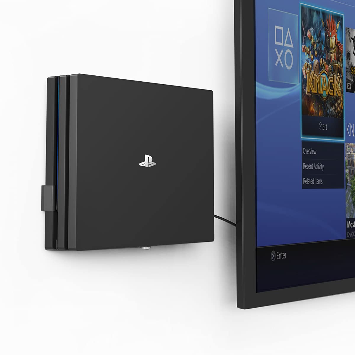Algopix Similar Product 9 - Monzlteck Wall Mount for PS4 proNear