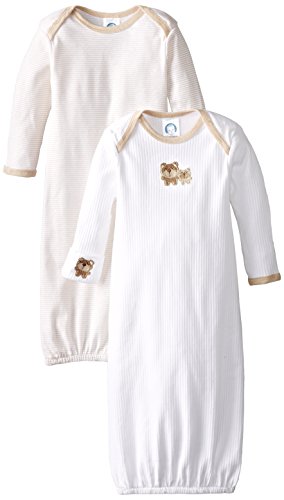 Algopix Similar Product 17 - Gerber Baby Girls' 2-Pack Gown