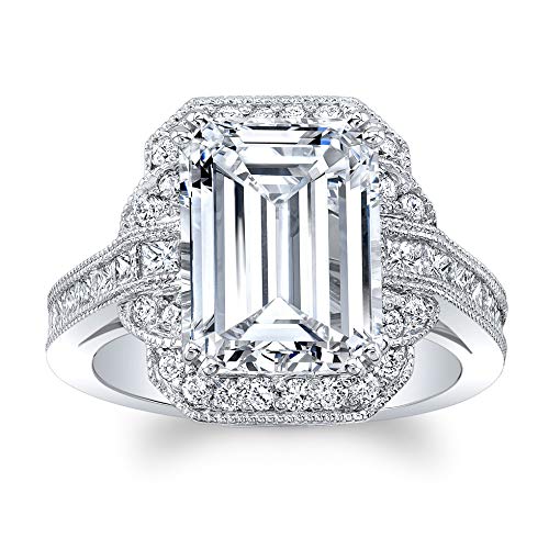 Algopix Similar Product 10 - Womens 14 karat white gold engagement