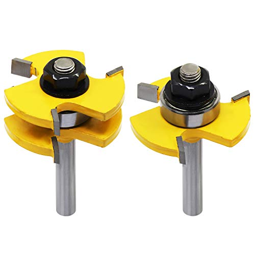 Algopix Similar Product 14 - OCR Tongue  Groove Router Bit Set14
