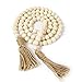 Algopix Similar Product 7 - TIMEYARD Wood Bead Garland Farmhouse