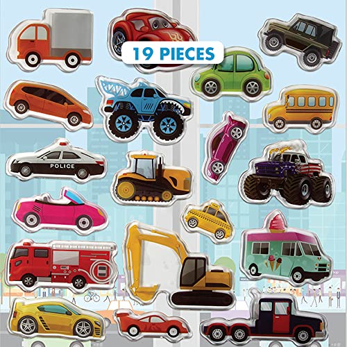 Algopix Similar Product 9 - Cars Trucks Construction Gel Window