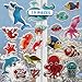 Algopix Similar Product 3 - Ocean Sea Animal Gel Window Clings for