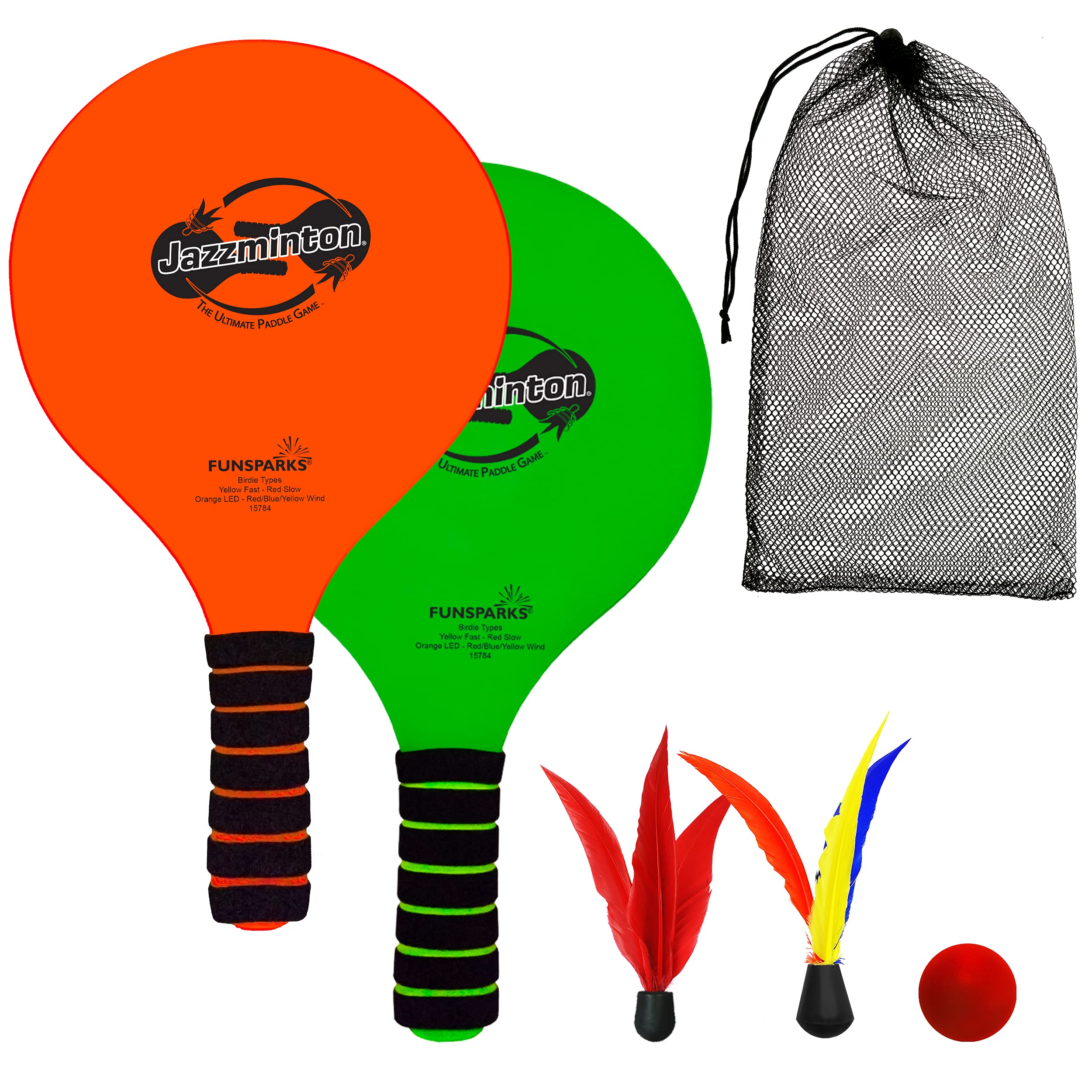 Algopix Similar Product 20 - Funsparks Paddle Ball Game Jazzminton