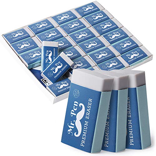Algopix Similar Product 3 - Mr. Pen Pencil Erasers, Pack of 24