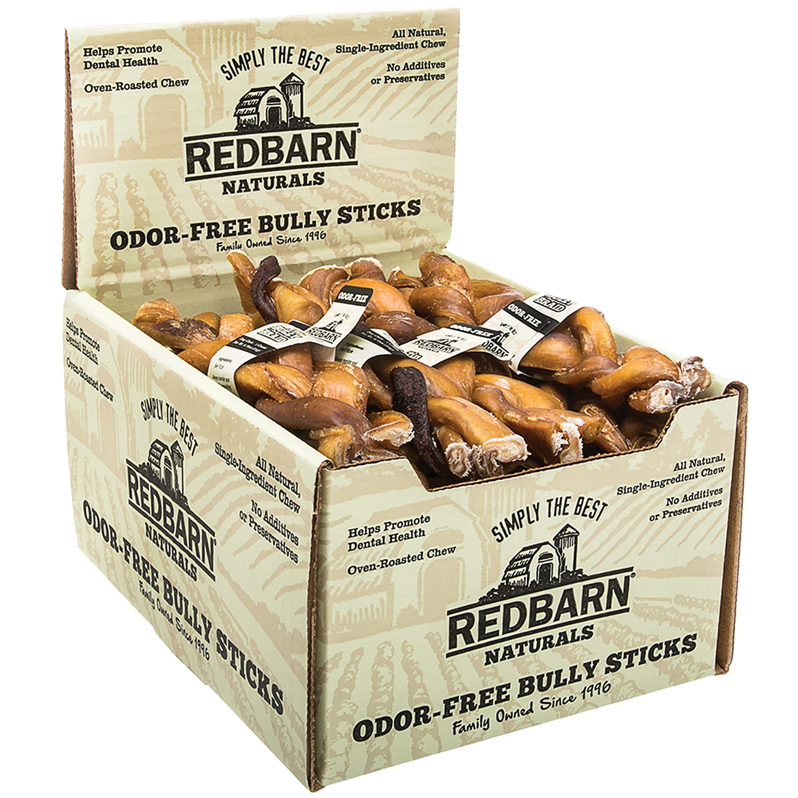 Algopix Similar Product 16 - Redbarn Odor Free 7 Braided Bully