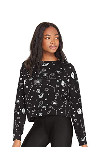 Algopix Similar Product 8 - Terez Sweatshirt for Women Metallic