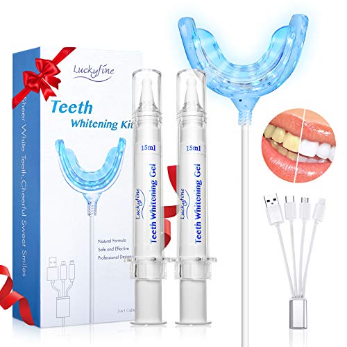 Algopix Similar Product 14 - Teeth Whitening Kit with LED Light