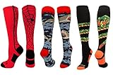 Algopix Similar Product 8 - MadSportsStuff Shark Socks Spider Socks