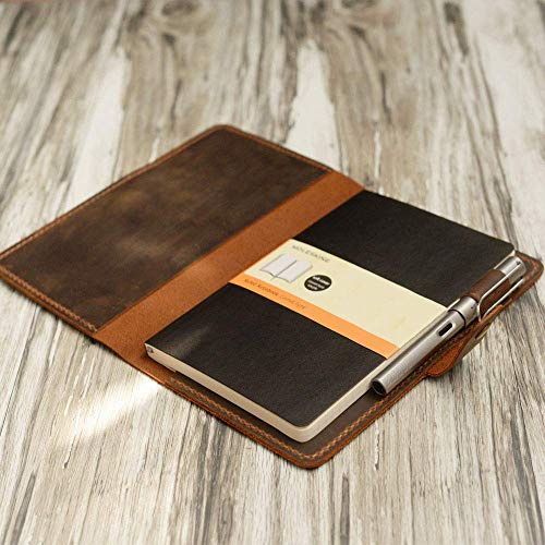 Algopix Similar Product 8 - Distressed Leather Moleskine Classic