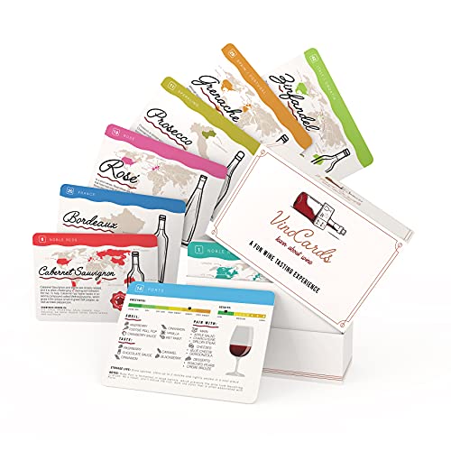 Algopix Similar Product 2 - Vino Cards Wine Tasting Game Complete