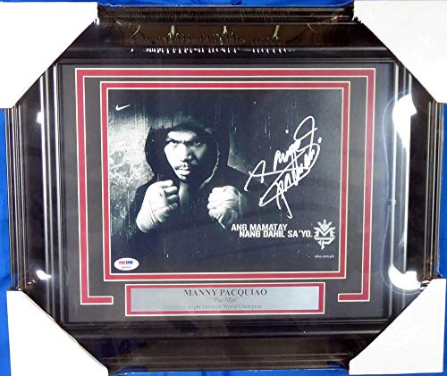 Algopix Similar Product 7 - Manny Pacquiao Autographed Framed 8x10
