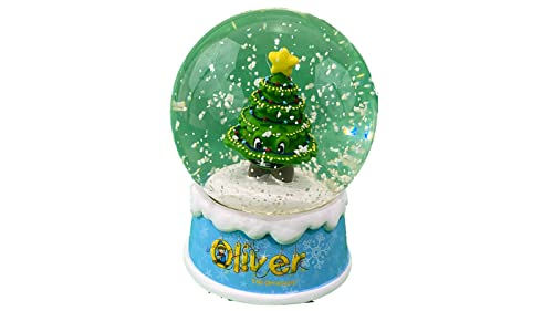 Algopix Similar Product 2 - Oliver the Ornament Musical Snow Globe