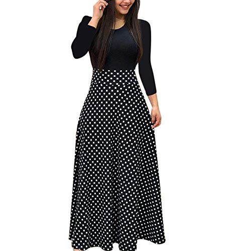 Algopix Similar Product 11 - iLUGU Neutral Maxi Dress For Women