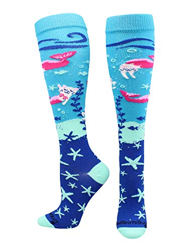 Algopix Similar Product 12 - MadSportsStuff Purrmaid Over The Calf