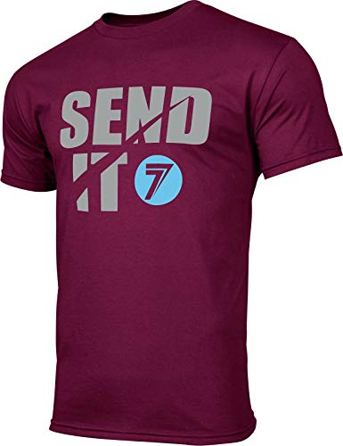 Algopix Similar Product 7 - Seven Youth Send-It T-Shirt-Maroon-YS