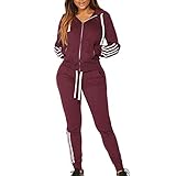 Algopix Similar Product 11 - DreamythWinter 2Pcs Women Tracksuit
