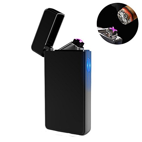 Algopix Similar Product 19 - Dual Arc Plasma Lighter USB