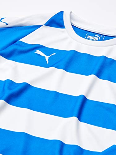 Algopix Similar Product 12 - PUMA Unisex Youth Hooped Liga Stripe