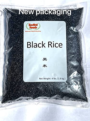 Algopix Similar Product 10 - Zestful Foods Black Rice, 4 Pounds