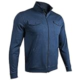 Algopix Similar Product 1 - 2UNDR 2 Pocket Zip Jacket NavyGrey