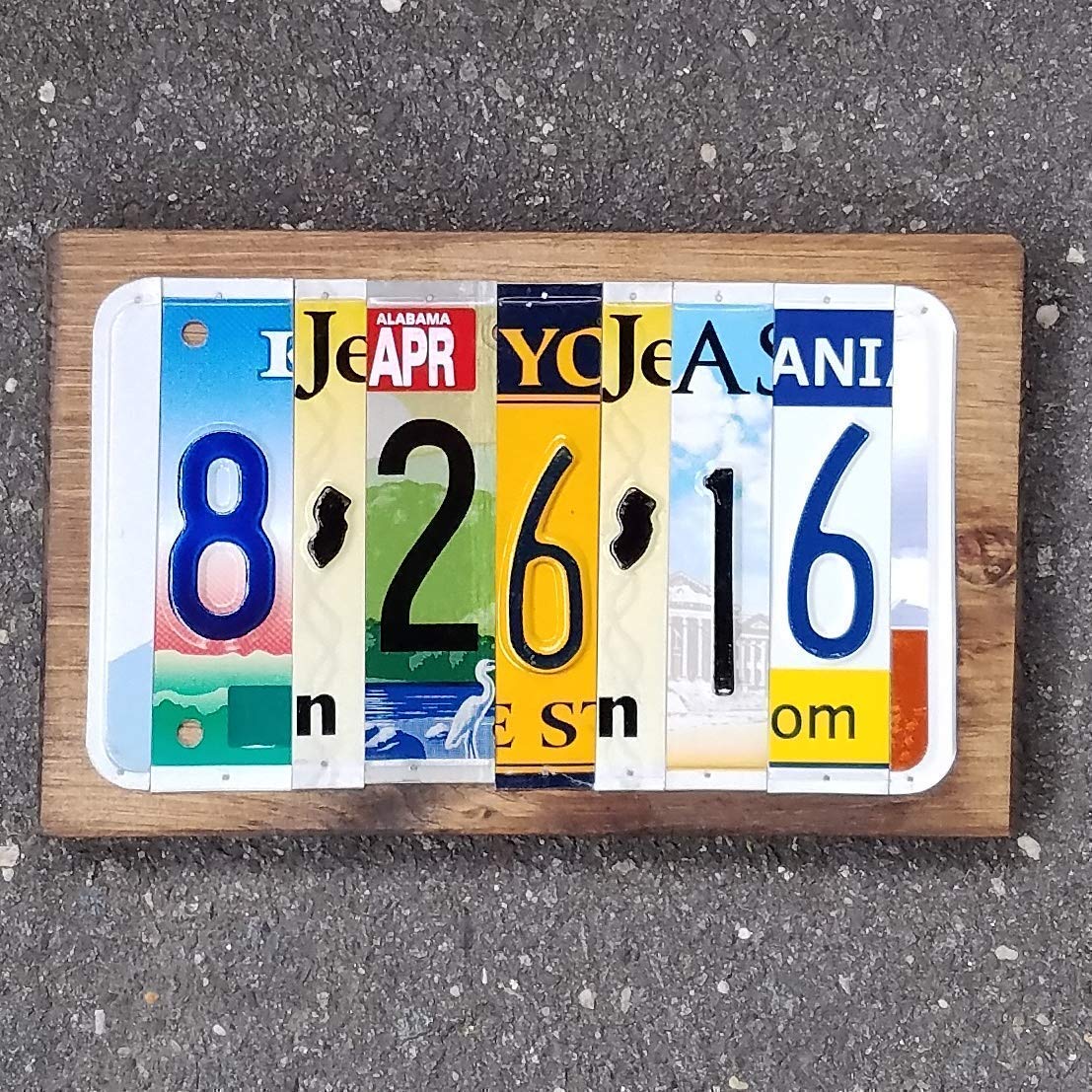 Algopix Similar Product 15 - Jersey Plate Art  10 year anniversary
