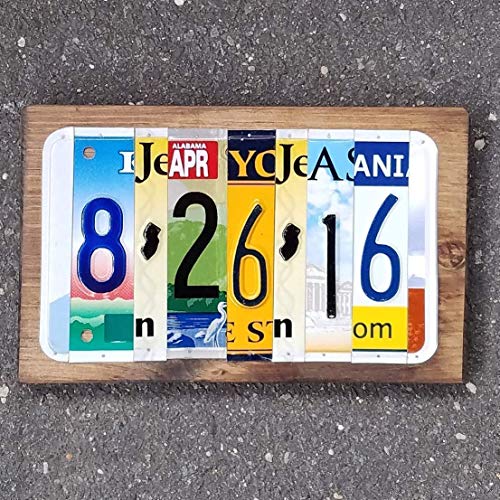 Algopix Similar Product 6 - Jersey Plate Art  10 year anniversary
