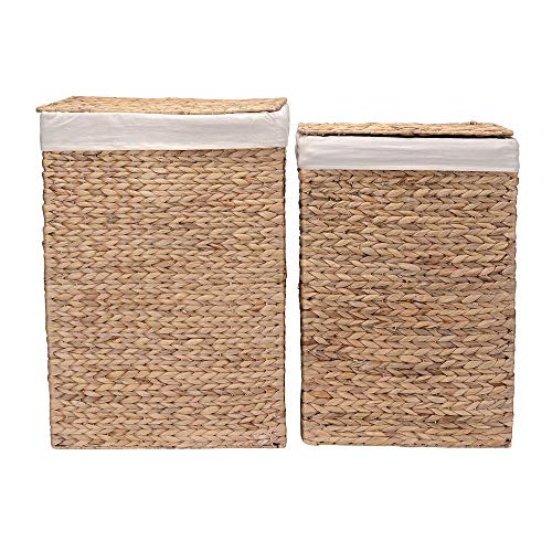 Algopix Similar Product 2 - Handmade Wicker Laundry Hampers  Set