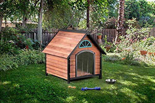 Algopix Similar Product 7 - Benzara BM183752 Wooden Pet House with