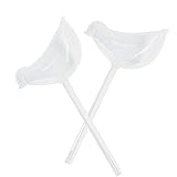 Algopix Similar Product 9 - Calunce 2pcs Small Hand Blown Clear