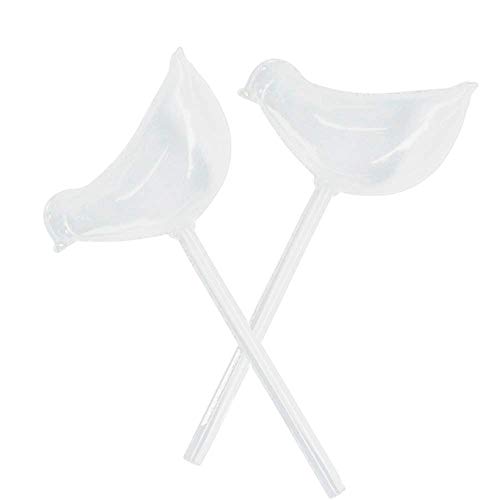 Algopix Similar Product 12 - Calunce 2pcs Small Hand Blown Clear