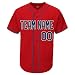 Algopix Similar Product 1 - Pullonsy Red Custom Baseball Jersey for