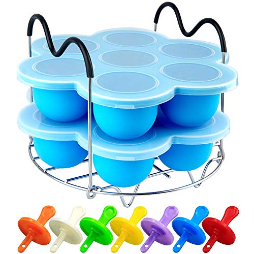 Algopix Similar Product 6 - PRAMOO Silicone Egg Bites Molds and