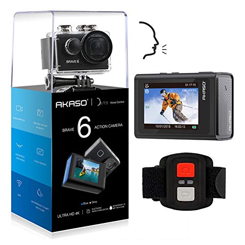 Algopix Similar Product 2 - AKASO Brave 6 4K 20MP WiFi Action