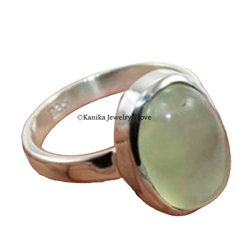 Algopix Similar Product 5 - Prehnite Gemstone 925 Sterling Silver