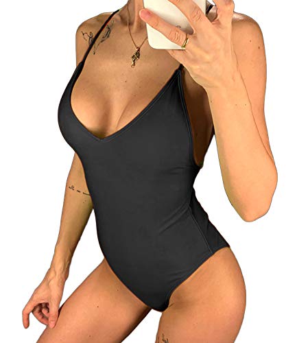 Algopix Similar Product 6 - KIWI RATA Sexy One Piece Swimsuit Women