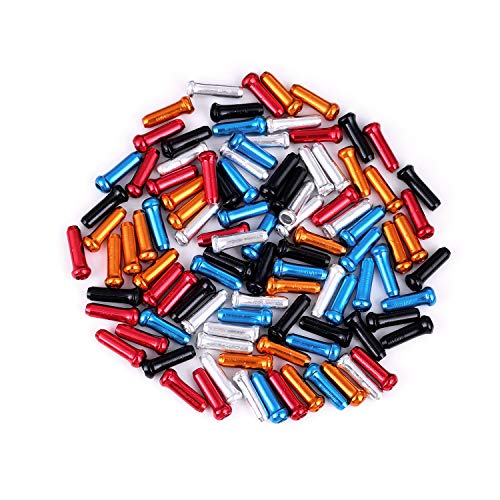 Algopix Similar Product 9 - Juland 100 PCS Bike Brake Cable Caps