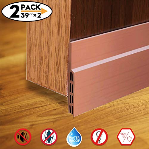 Algopix Similar Product 7 - 2 Pack Weather Stripping Doors Bottom