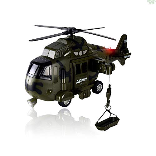 Algopix Similar Product 17 - WolVolk Military Helicopter  Solid