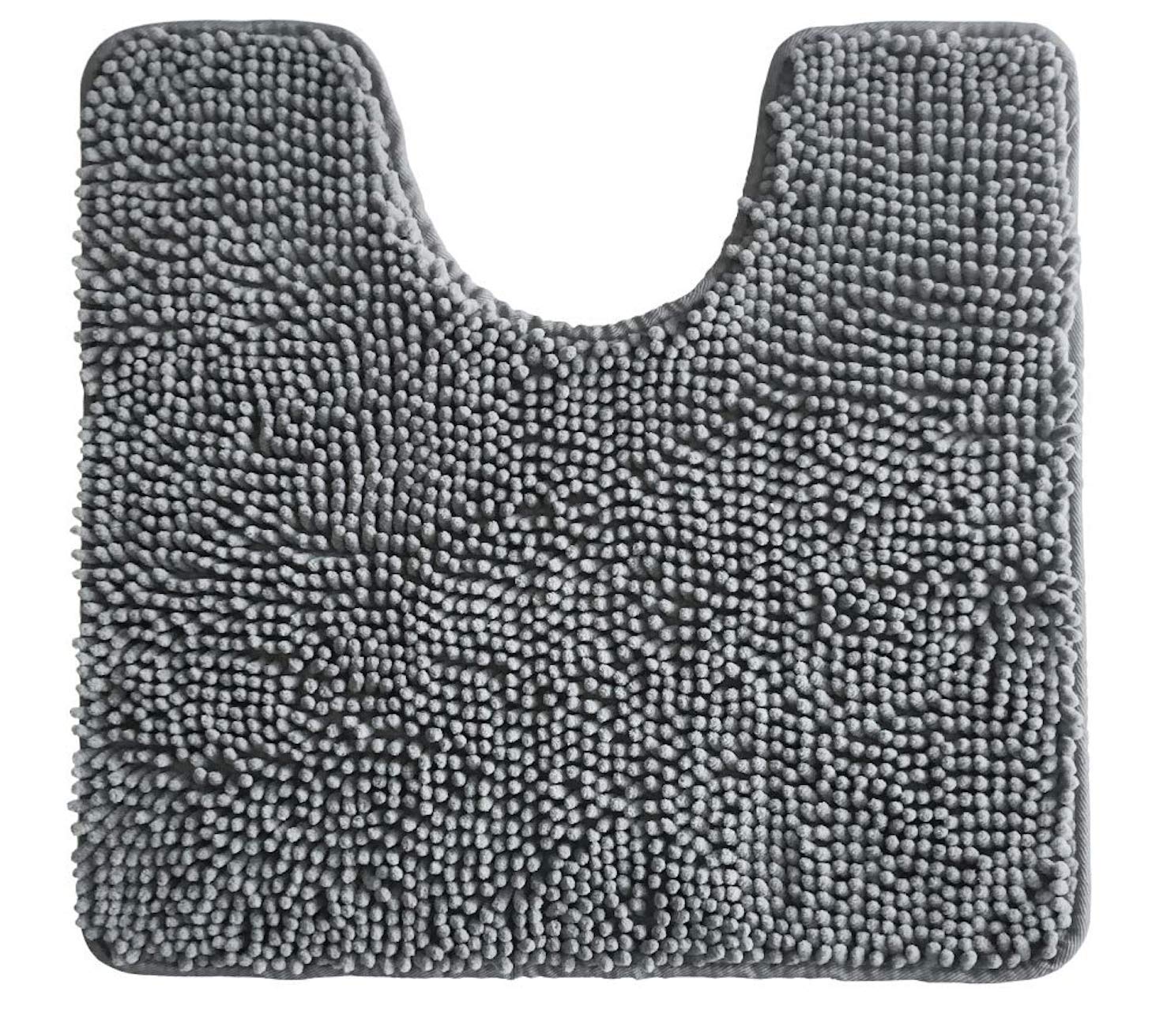 Algopix Similar Product 6 - KANGAROO Chenille Toilet Bath Rug Oval
