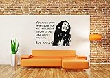 Algopix Similar Product 16 - Vinyl Sticker Bob Marley Quote Portrait