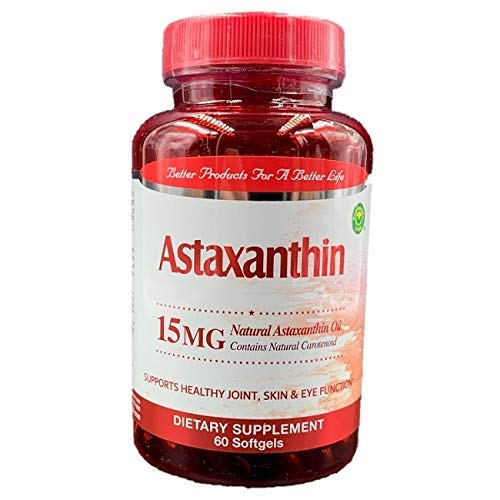 Algopix Similar Product 5 - Natural Astaxanthin 15mg Maximum