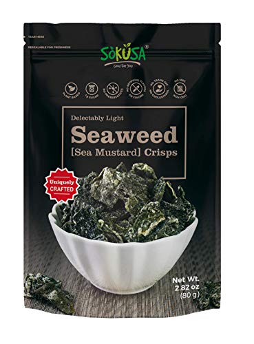 Algopix Similar Product 13 - SoKusa Seaweed Sea Mustard Crisps