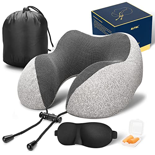 Algopix Similar Product 5 - MLVOC Travel Pillow 100 Pure Memory