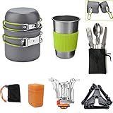 Algopix Similar Product 15 - BOBOO1 Outdoor Picnic Cookware Set with